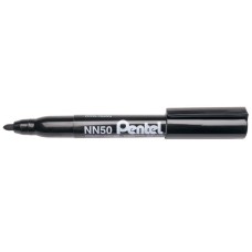 Alkoholos marker, 1,3 mm, kúpos, PENTEL "NN50", fekete
