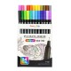 Tűfilc készlet, 0,4 mm, PENTEL "Pointliner", 24 különböző szín