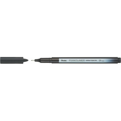 Tűfilc, 0,4 mm, PENTEL "Pointliner", fekete