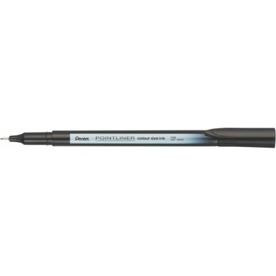 Tűfilc, 0,4 mm, PENTEL "Pointliner", fekete