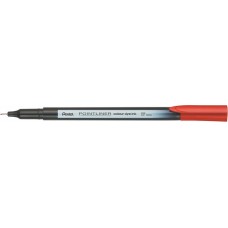 Tűfilc, 0,4 mm, PENTEL "Pointliner", piros