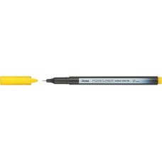 Tűfilc, 0,4 mm, PENTEL "Pointliner", citromsárga