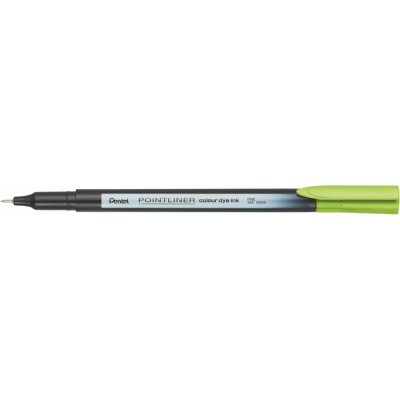 Tűfilc, 0,4 mm, PENTEL "Pointliner", almazöld