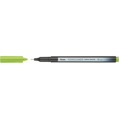 Tűfilc, 0,4 mm, PENTEL "Pointliner", almazöld