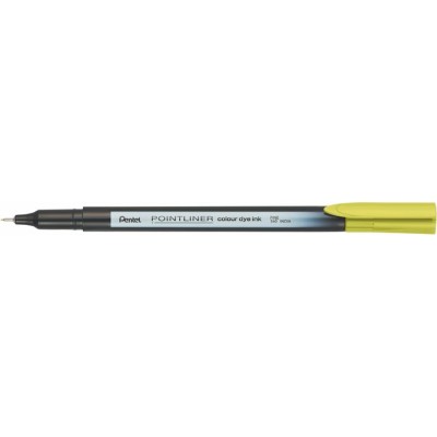 Tűfilc, 0,4 mm, PENTEL "Pointliner", limezöld