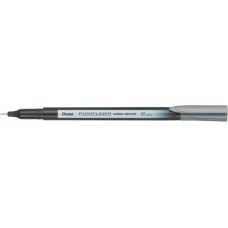 Tűfilc, 0,4 mm, PENTEL "Pointliner", szürke