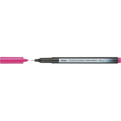 Tűfilc, 0,4 mm, PENTEL "Pointliner", rózsaszín
