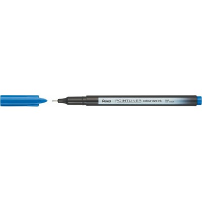 Tűfilc, 0,4 mm, PENTEL "Pointliner", jégkék