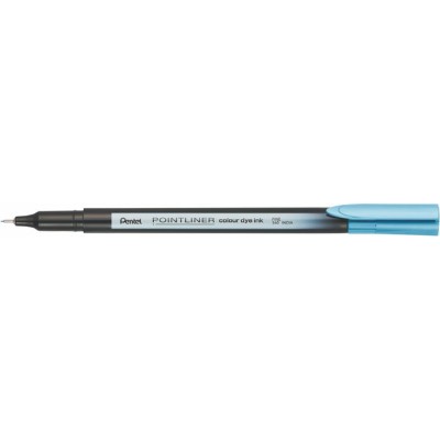 Tűfilc, 0,4 mm, PENTEL "Pointliner", tengerkék