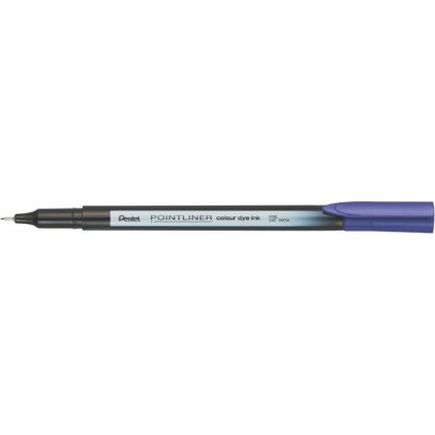 Tűfilc, 0,4 mm, PENTEL "Pointliner", sötétlila