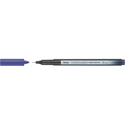 Tűfilc, 0,4 mm, PENTEL "Pointliner", sötétlila