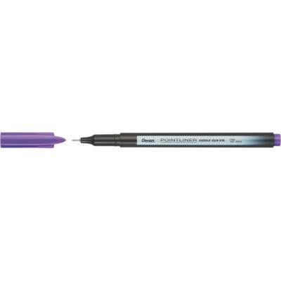 Tűfilc, 0,4 mm, PENTEL "Pointliner", ibolyalila