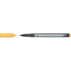 Tűfilc, 0,4 mm, PENTEL "Pointliner", okkersárga