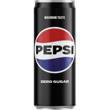 Üdítőital, szénsavas, 0,33 l, dobozos, PEPSI "Cola Zero"