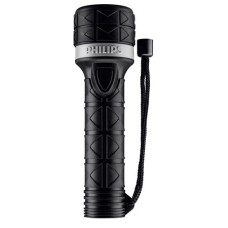 Elemlámpa, LED, 2xAA, gumi borítás, PHILIPS