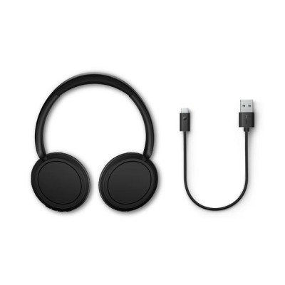 Fejhallgató, vezeték nélküli, Bluetooth 5.3, PHILIPS "TAH5209", fekete