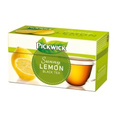 Fekete tea, 20x1,5 g, PICKWICK, citrom
