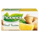 Gyümölcstea, 20x2 g, PICKWICK "Fruit Fusion", gyömbér-citrom
