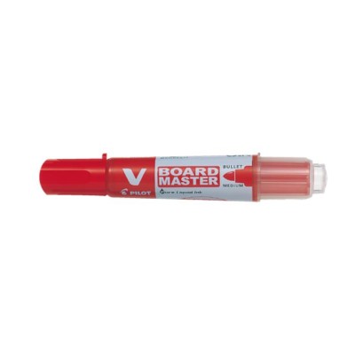 Táblamarker, 2,3 mm, kúpos, PILOT "V-Board Master", piros