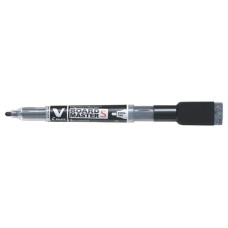Táblamarker, törlőkupakkal, 1,3 mm, EF, kúpos, PILOT "V-Board Master S", fekete