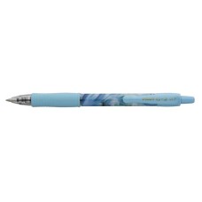 Zseléstoll, 0,32 mm, nyomógombos, kék tolltest, PILOT "G-2 Flow", kék