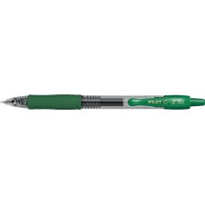 Zseléstoll, 0,32 mm, nyomógombos, PILOT "G-2", zöld