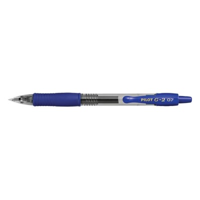 Zseléstoll, 0,32 mm, nyomógombos, PILOT "G-2", kék