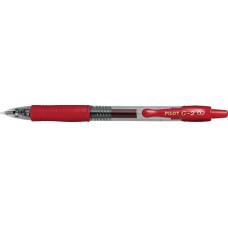 Zseléstoll, 0,32 mm, nyomógombos, PILOT "G-2", piros
