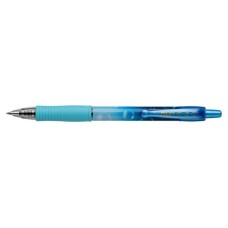 Zseléstoll, 0,32 mm, nyomógombos, PILOT "G-2 Blue Bubble", kék
