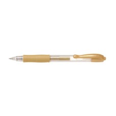 Zseléstoll, 0,32 mm, nyomógombos, PILOT "G-2 Metallic", arany