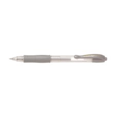Zseléstoll, 0,32 mm, nyomógombos, PILOT "G-2 Metallic", ezüst