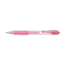 Zseléstoll, 0,32 mm, nyomógombos, PILOT "G-2 Pastel", rózsaszín
