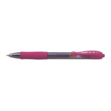 Zseléstoll, 0,32 mm, nyomógombos, PILOT "G-2", rózsaszín