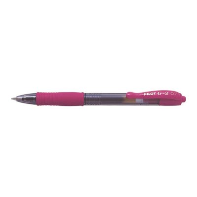 Zseléstoll, 0,32 mm, nyomógombos, PILOT "G-2", rózsaszín