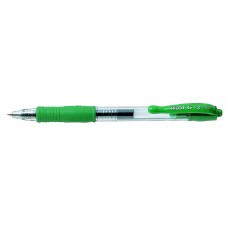 Zseléstoll, 0,25 mm, nyomógombos, PILOT "G-2", zöld