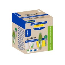 Hibajavító roller, 4 mm x 6 m, utántölthető, PILOT "Whiteline RT, Bonus Pack", utántöltővel