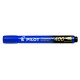 Alkoholos marker, 1,5-4 mm, vágott, PILOT "Permanent Marker 400", kék