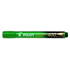 Alkoholos marker, 1,5-4 mm, vágott, PILOT "Permanent Marker 400", zöld
