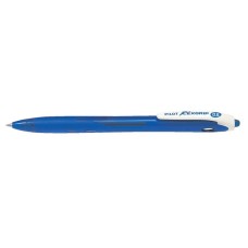 Golyóstoll, 0,18 mm, nyomógombos, PILOT "Rexgrip EF", kék