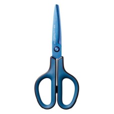 Olló, általános, 17,5 cm, PLUS "Fitcut Curve Premium", diplomatakék