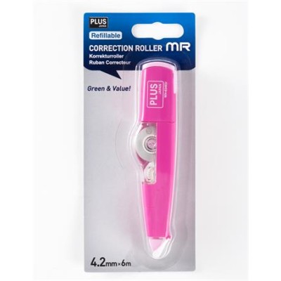 Hibajavító roller, 4,2mm x 6m, PLUS "MR", pink