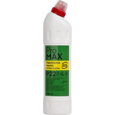 Hipokloritos tisztítószer, 750 ml, PROMAX, citrom
