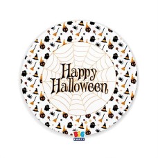Tányér, papír, 22 cm, "Halloween"