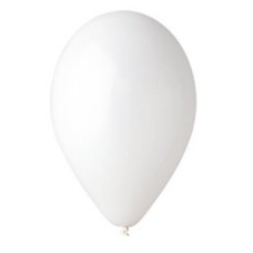 Léggömb, 26 cm, fehér