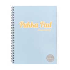 Spirálfüzet, A4, vonalas, 100 lap, PUKKA PAD "Pastel Jotta Pad", vegyes szín