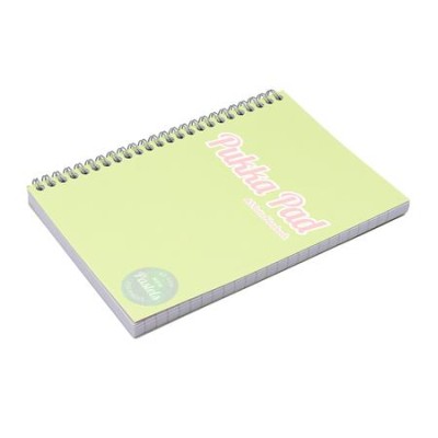 Spirálfüzet, A5, vonalas, 100 lap, PUKKA PAD "Pastel Jotta Pad", vegyes szín