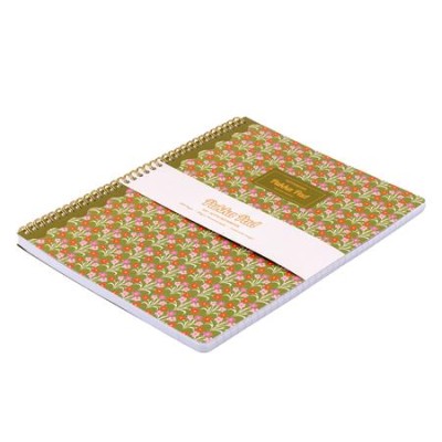 Spirálfüzet, A4+, vonalas, 100 lap, PUKKA PAD "Floral Jotta Notebook", vegyes minta