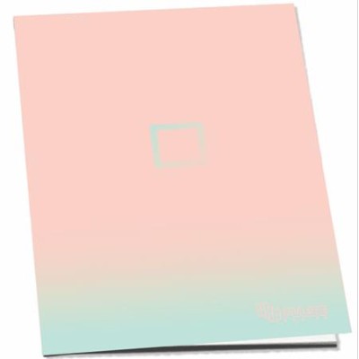 Füzet, tűzött, A4, kockás, 52 lap, PULSE "Pastel Colours"
