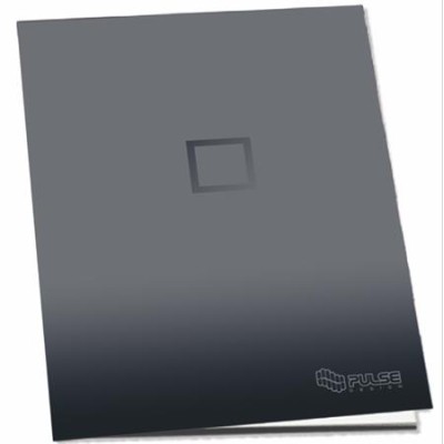 Füzet, tűzött, A4, kockás, 52 lap, PULSE "Dark Colours"
