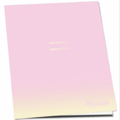 Füzet, tűzött, A5, vonalas, 52 lap, PULSE "Pastel Colourss"